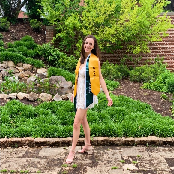 White Lace Romper with Lace Up Back - Picture 7 of 10